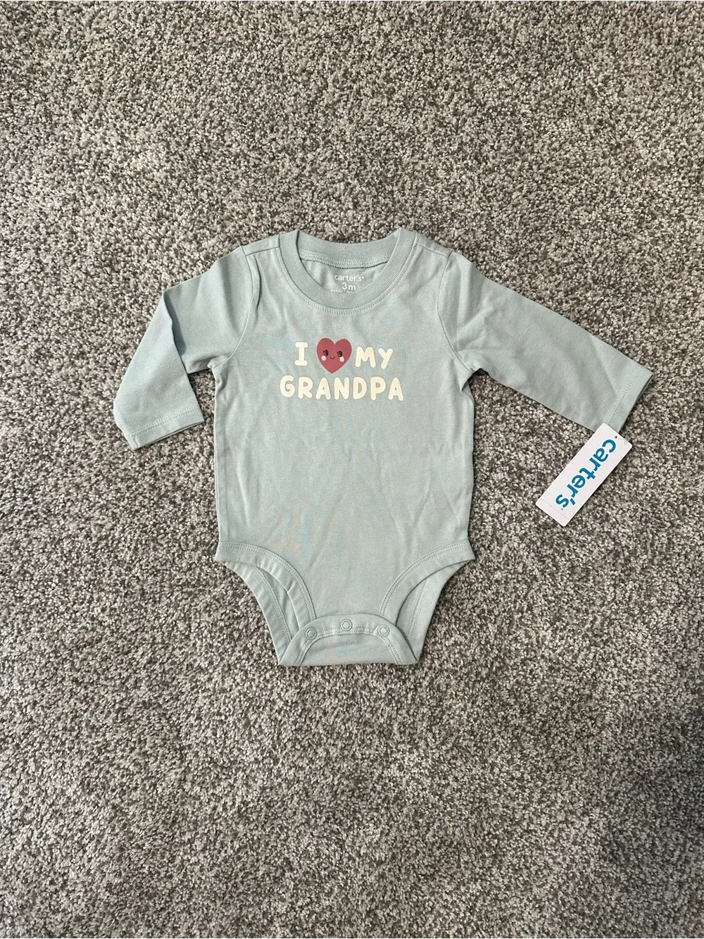 Carter’s Baby 3M I Love My Grandpa Bodysuit NWT